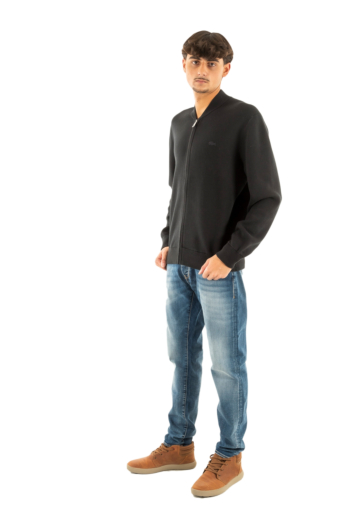 Gilets cardigans lacoste ah5177 031 noir