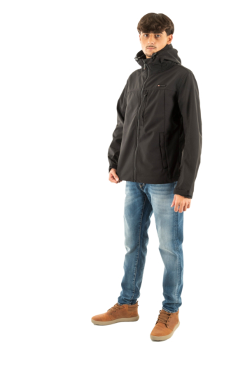 Blousons et vestes superdry soft shell trekker 02a black