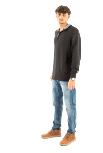 Pull hiver superdry wool blend 02a black
