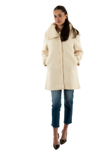 Manteaux yes zee o056  kg00 157 avorio