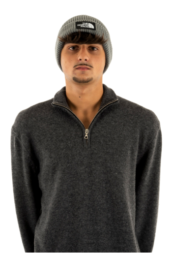 Bonnets the north face logo box cuffed dyy tnf medium grey heather