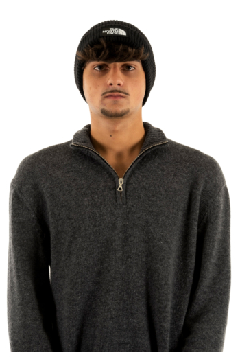 Bonnets the north face logo box cuffed jk3 tnf black