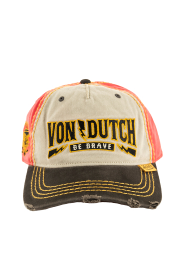 Casquettes von dutch casretro gris/rouge