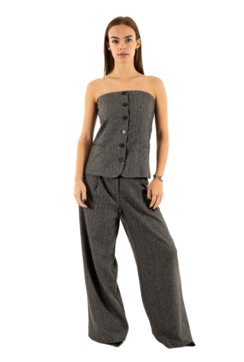 Chemisier grace & mila tandem anthracite