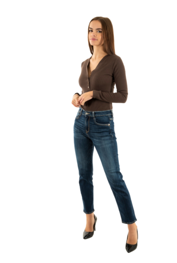 Tee shirt manches longues grace & mila taro chocolat