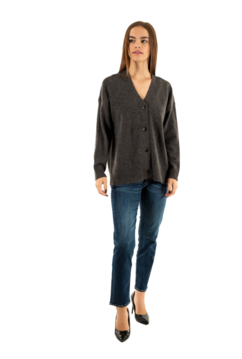 Gilets cardigans only houston dark grey melange