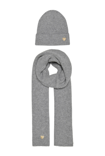 Echarpe only avery light grey melange