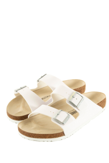 Sandales - nu-pieds birkenstock arizona regular white
