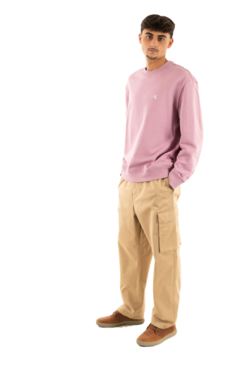 Sweat calvin klein jeans 350terry eu monog f5i orchid haze