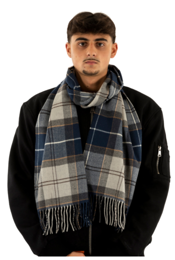 Echarpe barbour usc0300 tn38 grey midnight tartan