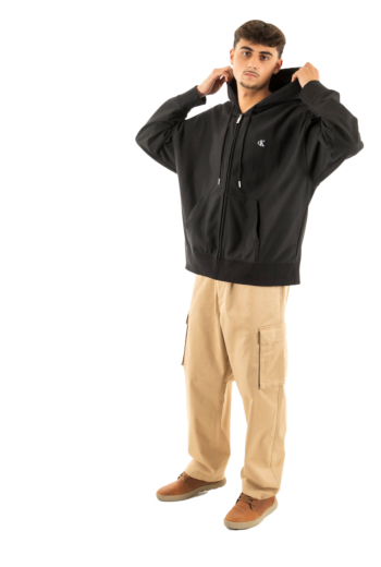 Sweat calvin klein jeans premium terry mon ub1 black