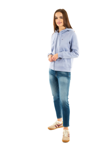 Sweat tommy jeans reg s flag c5u periwinkle dusk