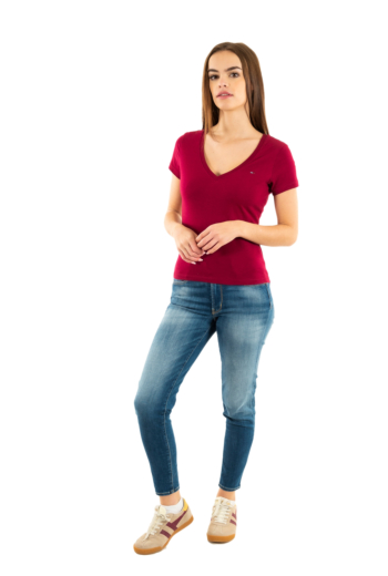 Tee shirt tommy jeans dw0dw20458 vlc lavish cerise