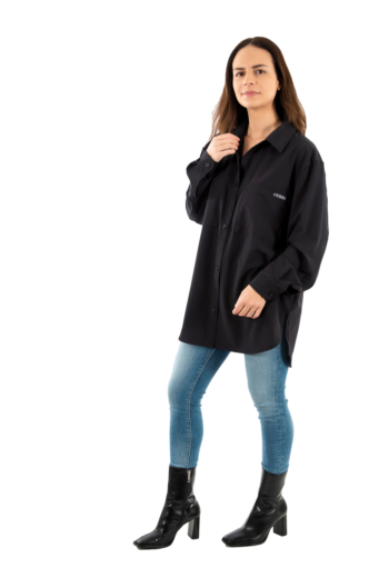 Chemisier guess jeans nat jblk jet black a996