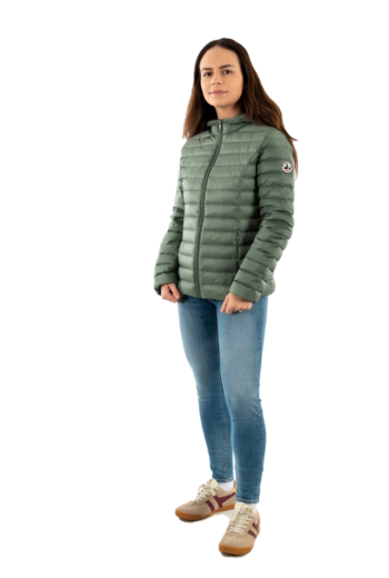 Doudounes jott doudoune cloe ml capuche 21o sage green