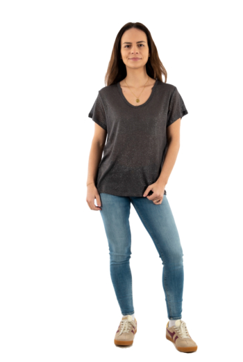 Tee shirt Le Temps Des Cerises rafa 0241  asphalt