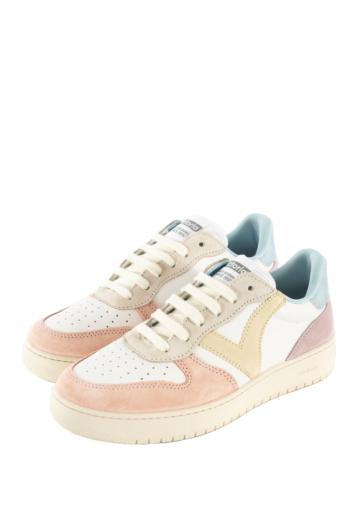 Baskets basses victoria madrid serraje multicolor 140 melocoton