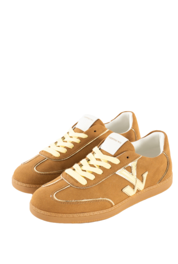 Baskets basses vanessa wu aura initials camel