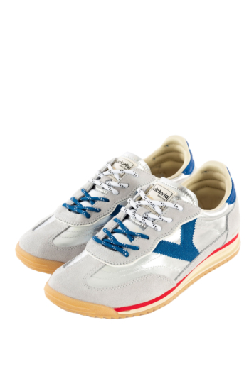 Baskets basses victoria saturno nylon & serraje metal 14 plata