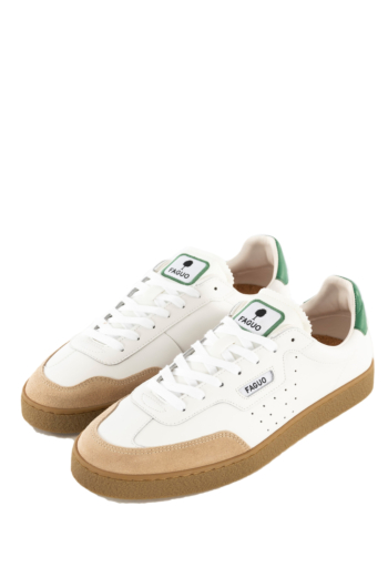 Baskets basses faguo lumbo whi82 white/green