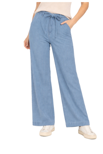Pantalons grace & mila pompon striped_blue