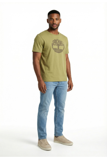 Tee shirt timberland k-r brand tree bq01 sage