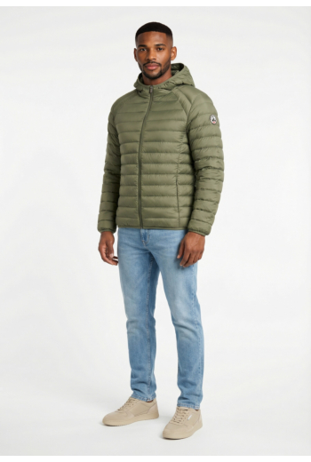 Blousons et vestes jott doudoune nico ml capuche 21o sage green