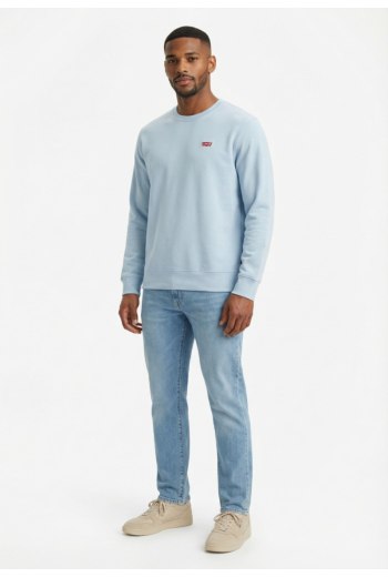 Sweat levi's® new original crew 0078 chambray blue