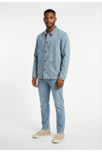 Blousons et vestes faguo liffre den01 light denim