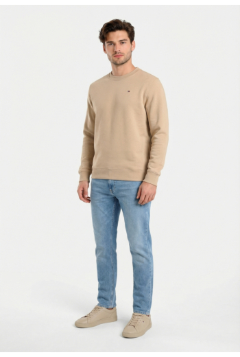 Sweat tommy jeans reg s flag crew aby gulf sand