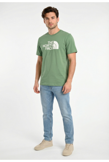 Tee shirt the north face evolution half dome regular g571 dimmed algae