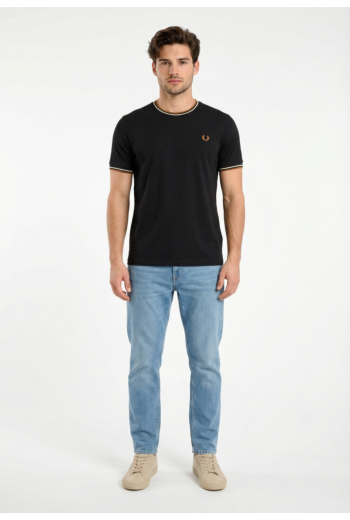 Tee shirt fred perry twin tipped p69 black