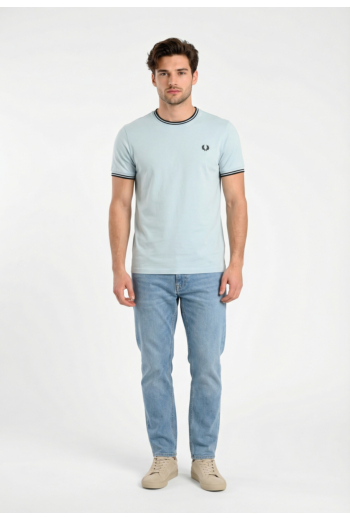 Tee shirt fred perry twin tipped 97a bllbybl/drkairf