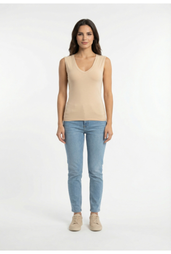 Debardeurs la petite etoile dila 13 beige