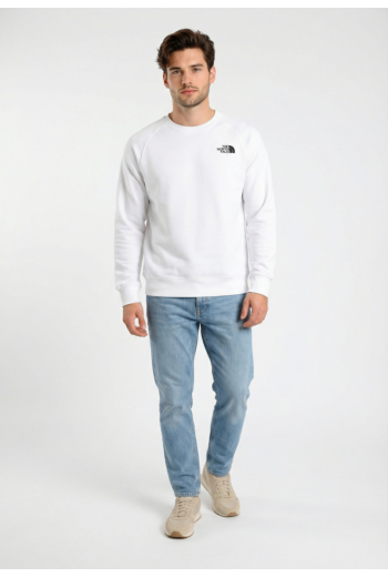 Sweat the north face raglan box nse crew fn41 tnf white