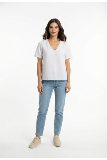 Tee shirt Le Temps Des Cerises liam 1001  white