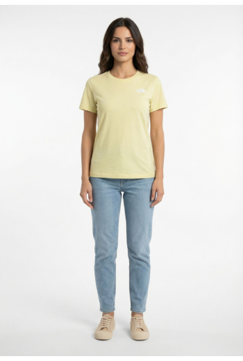 Tee shirt the north face evolution simple dome slm g6o1 lemon mist