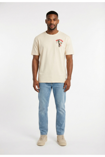 Tee shirt Le Temps Des Cerises velokrom 1036  off white