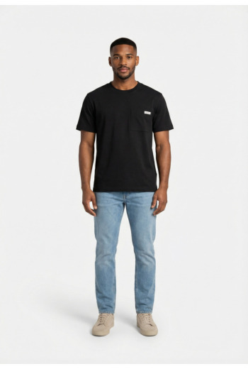 Tee shirt calvin klein jeans ss 20s jersey easy ub1 black