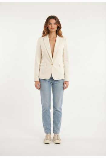 Blousons et vestes morgan 222-vlime.f ecru