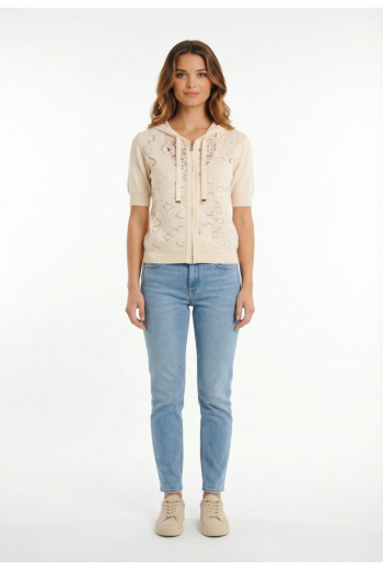 Gilets cardigans morgan 251-mjivi ivoire