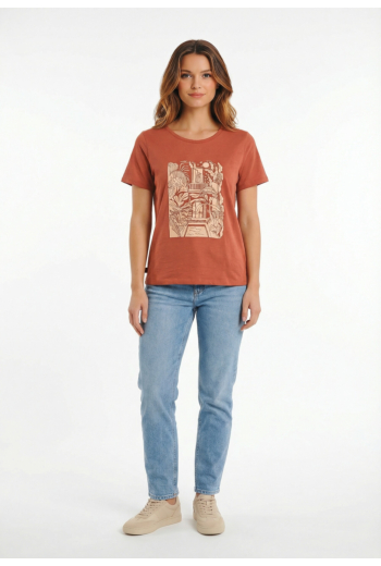 Tee shirt sun valley plop 8065 argile