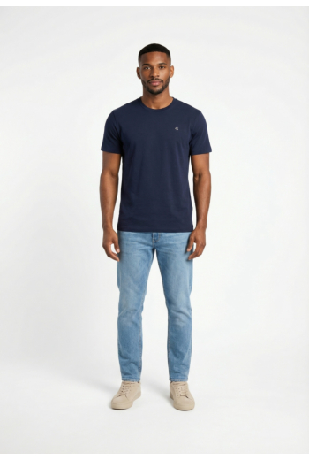 Tee shirt calvin klein jeans classic monogram wfw maritime blue