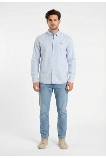 Chemise tommy jeans reg oxford c3q sweet blue