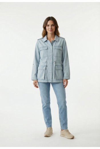 Blousons et vestes only kenya light blue denim