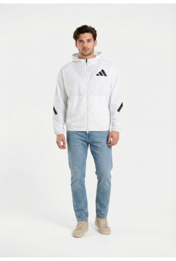 Blousons et vestes adidas sportswear m z.n.e. wv tt blanc