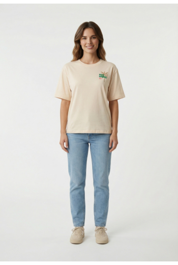 Tee shirt Le Temps Des Cerises palms 1999  craie