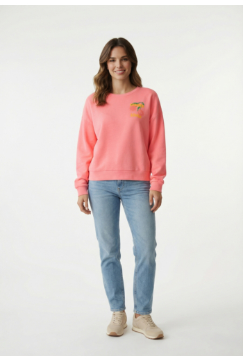 Sweat Le Temps Des Cerises piraya 5023  pink fluo