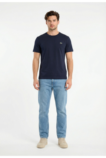 Tee shirt lacoste th0003 525 marine/blanc