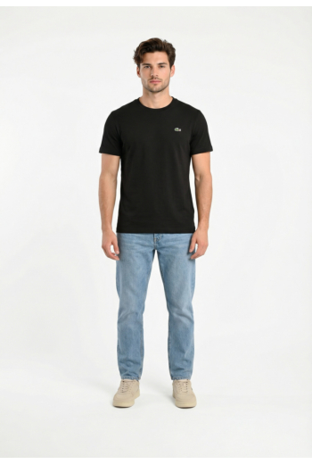 Tee shirt lacoste th0003 5yi noir/mache